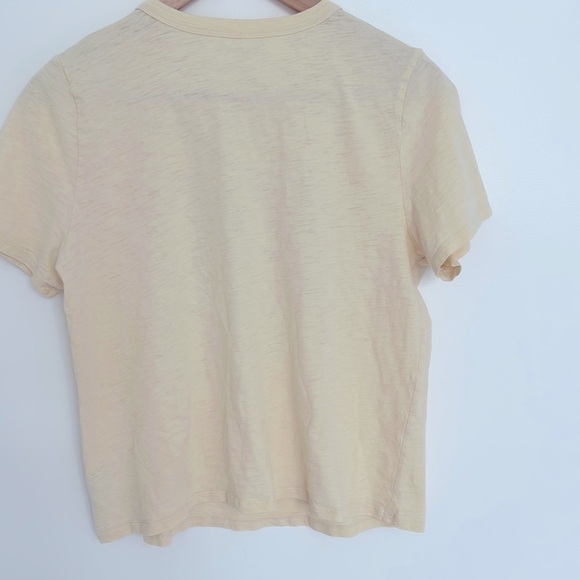 Pick any 3 for $10 🌸 Floral Embroidered Cream T-Shirt - Picture 4 of 4